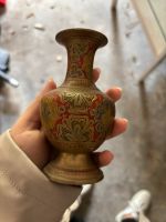 Messingvase - Blumenvase - antik handgefertigt Bayern - Roth Vorschau