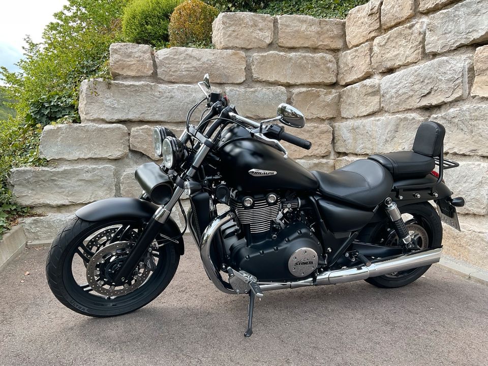 Triumph Thunderbird Storm ABS Matt Black Top Zustand in Wiesensteig