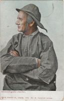 AK Fischer aus Scheveningen, Scheveningsche Visscher, 1900 Baden-Württemberg - Mühlhausen Vorschau