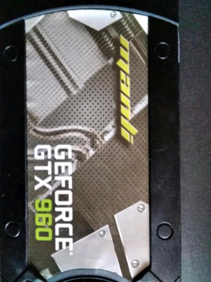 Grafikkarte Nvidia Geforce GTX 960 2GB in Regen