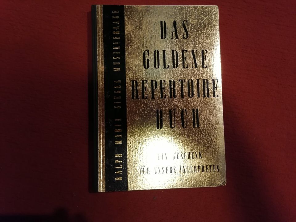 Das goldene Repertoire Buch, Noten von Ralp Maria Siegel in Sittensen