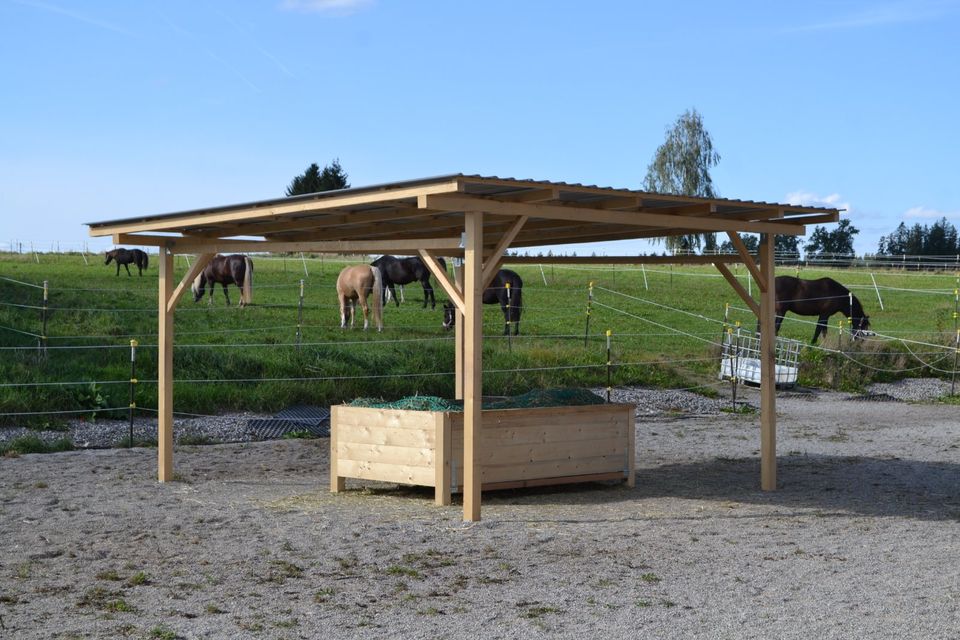 Heuraufen Hochbeete Gartenhütten Carports in Sontheim