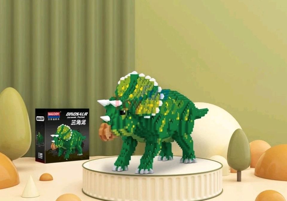 BALODY Triceratops Dinosaurier 3D Puzzle 1737 Teile Bausteine Neu in Gelsenkirchen