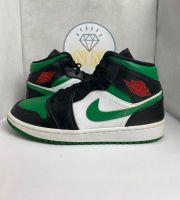 ✅Nike Jordan 1 Mid Green Toe Grün/Weiß/Schwarz 42 /US 8,5 Sneaker Sachsen - Treuen Vorschau