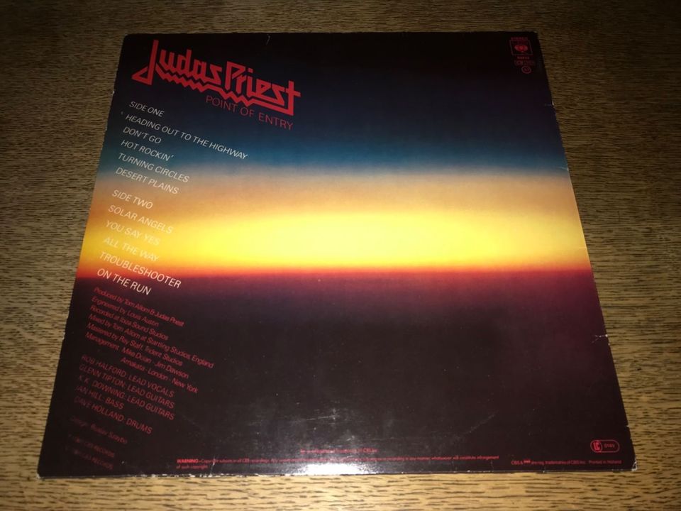 Judas Priest Vinyl Album LP Point Of Entry 1981 in Berlin