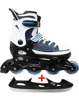 NAGELNEUE 2in1 Inline-Skates/Eislaufschuhe Gr. 40-43 Baden-Württemberg - Illingen Vorschau