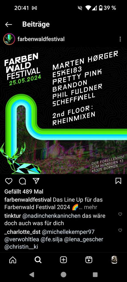 Farbenwaldfestival Ticket in Dortmund