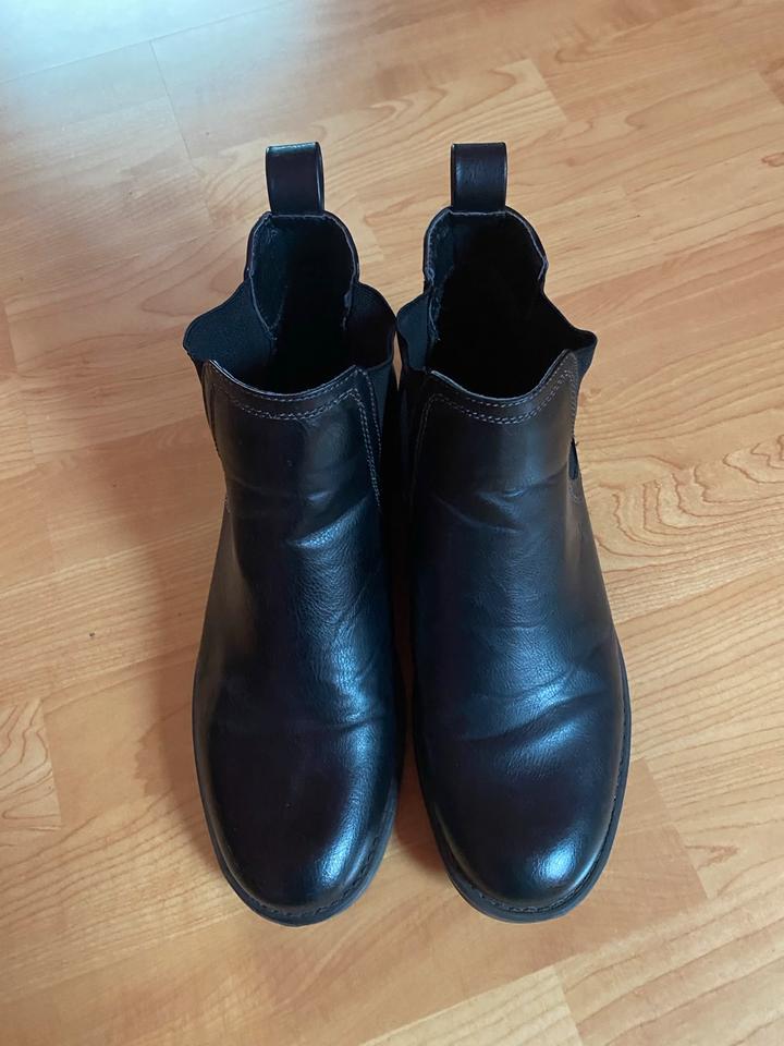 Lederboots Stiefel Schuhe Stiefeletten Boots schwarz 40 in Iserlohn