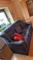 Sofa Couch 2-Sitzer und  3-Sitzer grau Federkern Hochlehner Saarland - Lebach Vorschau