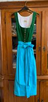 Dirndl Leinen mit Baumwolle von Wenger Größe 36 tanne/türkis München - Schwabing-West Vorschau
