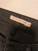 Levi's Mile High Super Skinny Jeans W26 used dark grey/schwarz Baden-Württemberg - Mannheim Vorschau