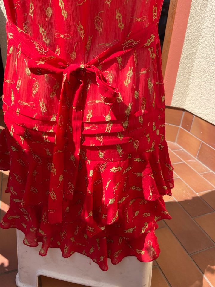 Sehr schönes Sommerkleid Gr. M rot in Geyer