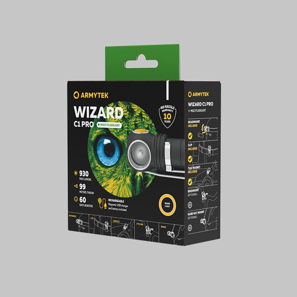 Armytek Wizard C1 Pro USB Magnet - LED Taschenlampe NEU - OVP in Königswinter