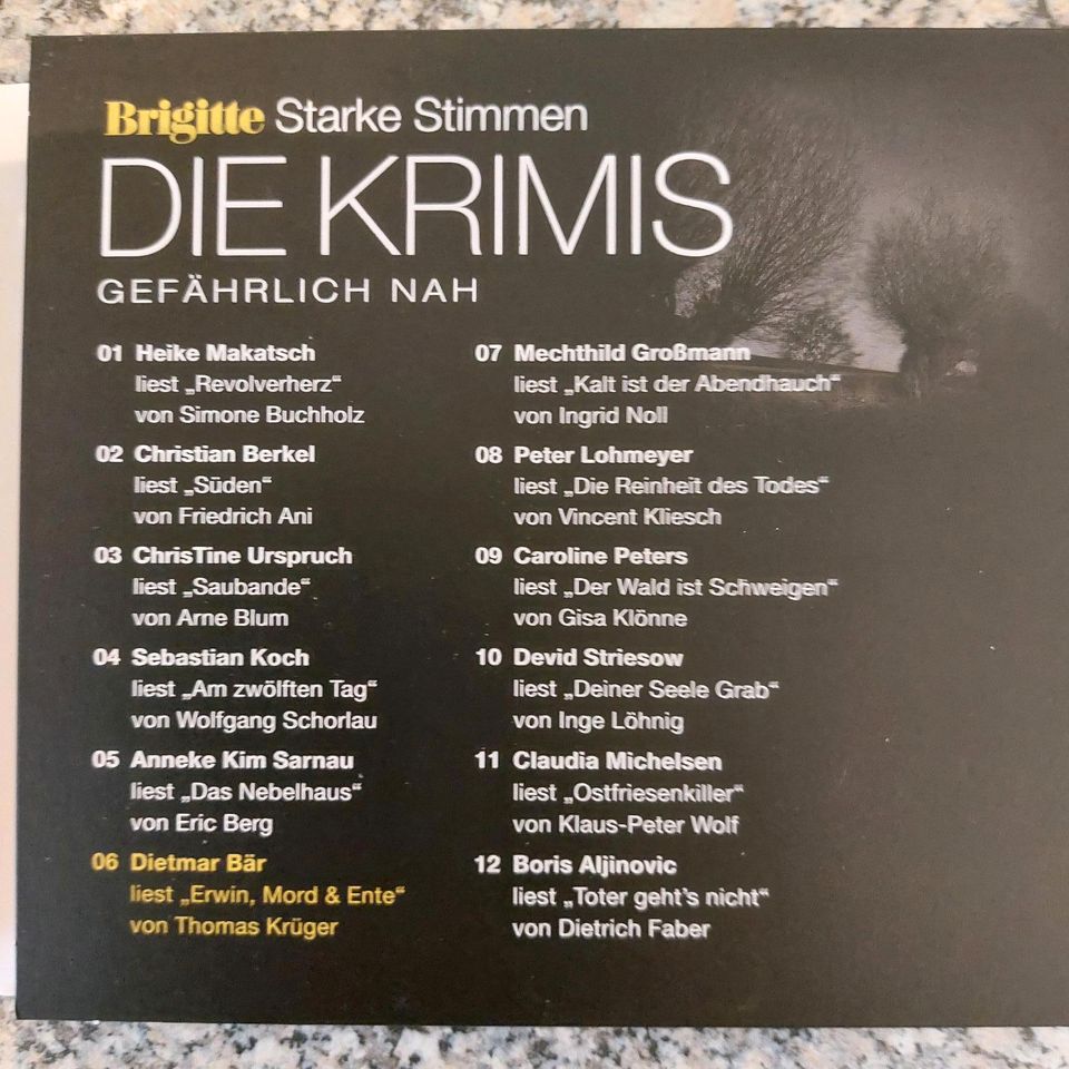 Die Krimis / "Erwin, Mord & Ente" gelesen von Dietmar Bär in Berlin