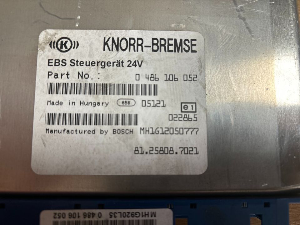 MAN KNORR-BREMSE EBS Elektronik 81.25808-7021 in Essen