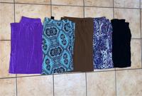 Gr. 44: Stoffhose, Sommerhose, Hose, Viskose, bunt, lila, braun Bayern - Aichach Vorschau