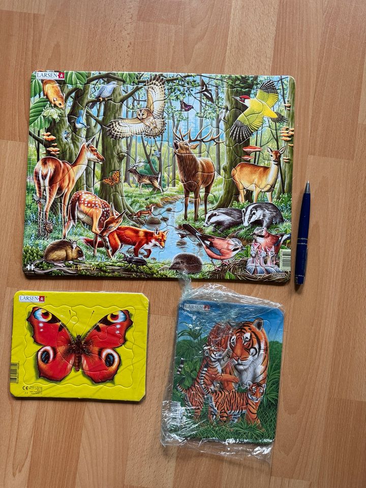 Rahmenpuzzle von Larsen 40 Teile 5 Teile 8 Teile Puzzles Tiere in Hamburg