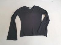 H&M Langarmshirt Trompetenärmel, S, schwarz I Longsleeve Eimsbüttel - Hamburg Eimsbüttel (Stadtteil) Vorschau