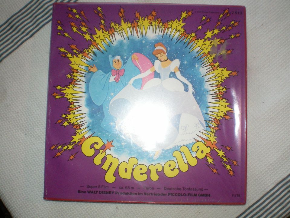 Walt Disneys Cinderella als Super-8-Film Deutscher Ton von 1975 in Gremmendorf