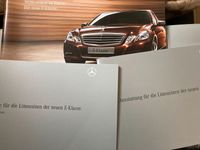 Mercedes Prospekt , E - Klasse , Prospekt u. Preisliste Niedersachsen - Sittensen Vorschau