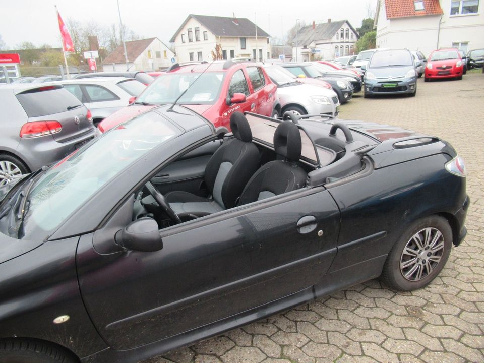 Peugeot 206 CC Sport 110 Nacht Schwarz TÜV 02/2026 in Nordenham