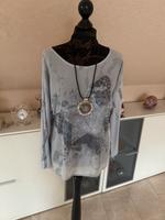 NEUWERTIGES TREDY SHIRT, EINHEITSGRÖSSE, BLAU Niedersachsen - Vechelde Vorschau