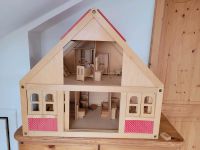 Puppenhaus mit Möbeln aus Holz Nordrhein-Westfalen - Sendenhorst Vorschau