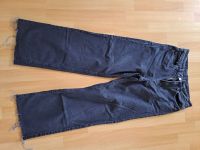 H&M Jeans Hose schwarz wide leg Hessen - Breuna Vorschau