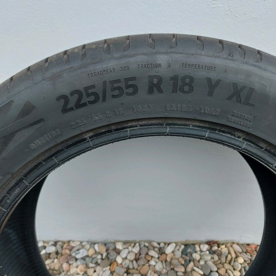 Continental Sommerreifen NEUWERTIG 225/55 R 18 Y  XL in Stadecken-Elsheim