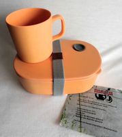 Magu Lunchbox oval mit Henkeltasse orange von Natur-Design 18x12x Sachsen - Auerbach (Vogtland) Vorschau