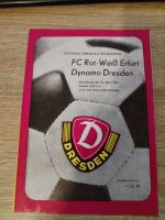Programmheft Dynamo Dresden - Rot Weiß Erfurt 22. März 1980 Hessen - Petersberg Vorschau