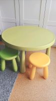 Ikea Tisch rund mit 2 Hocker Nordrhein-Westfalen - Rheda-Wiedenbrück Vorschau