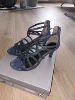 Pumps / High Heels Gr. 38 d-blau mit Glitzer Bayern - Ansbach Vorschau