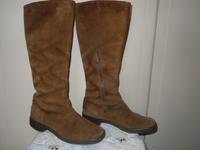 warme Langschaft-Stiefel, "SALAMANDER", Wildleder, 37 1/2, braun Köln - Porz Vorschau