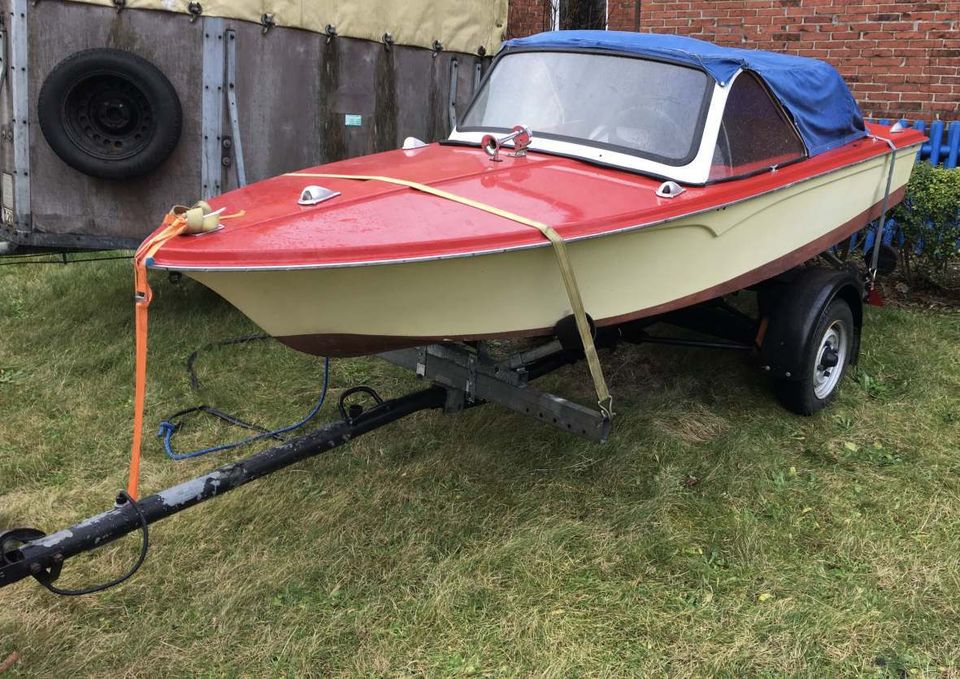 GFK Boot, Anglerboot, mit Trailer zu verkaufen in Borkum