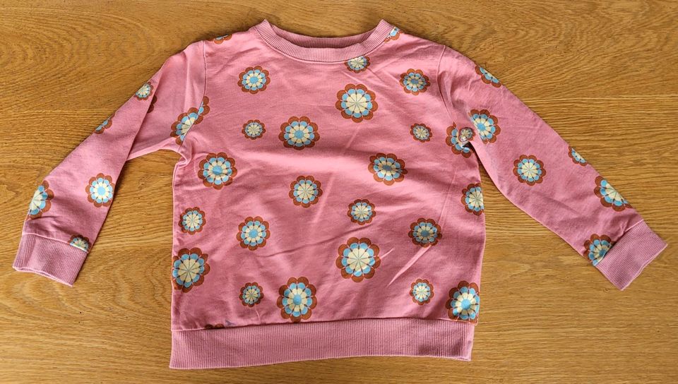 Pullover - Alana DM - Größe 104 - rosa mit Blumen in Aachen