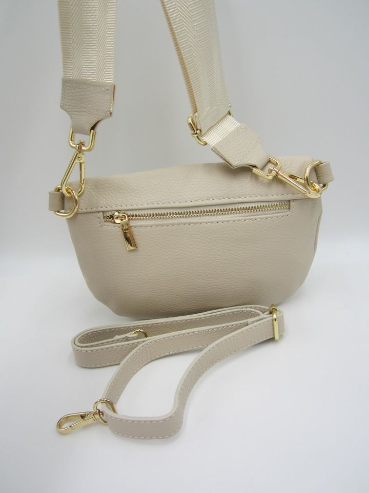 Damen Handtasche Bauch Tasche Crossbody Bag Wechselgurt beige in Duisburg