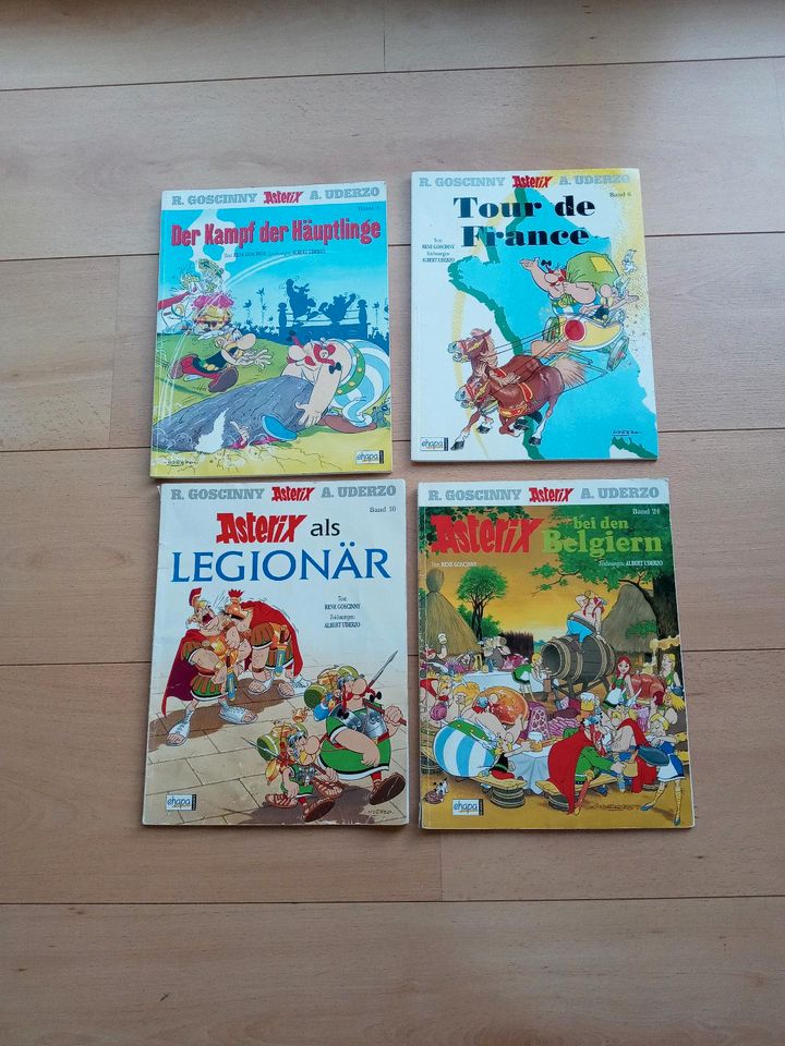 Asterix Hefte Band 4, 6, 10, 24 zus. 13€ ! in Altenbeken