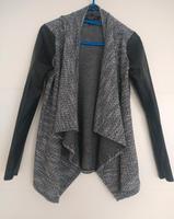 Cardigan Gr 34 XS Schwarz Leder Oberteil Strickjacke Amisu Leipzig - Schönefeld-Abtnaundorf Vorschau
