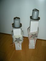 Kerzenständer -- 2 Stück -- shabby chic Niedersachsen - Langwedel Vorschau
