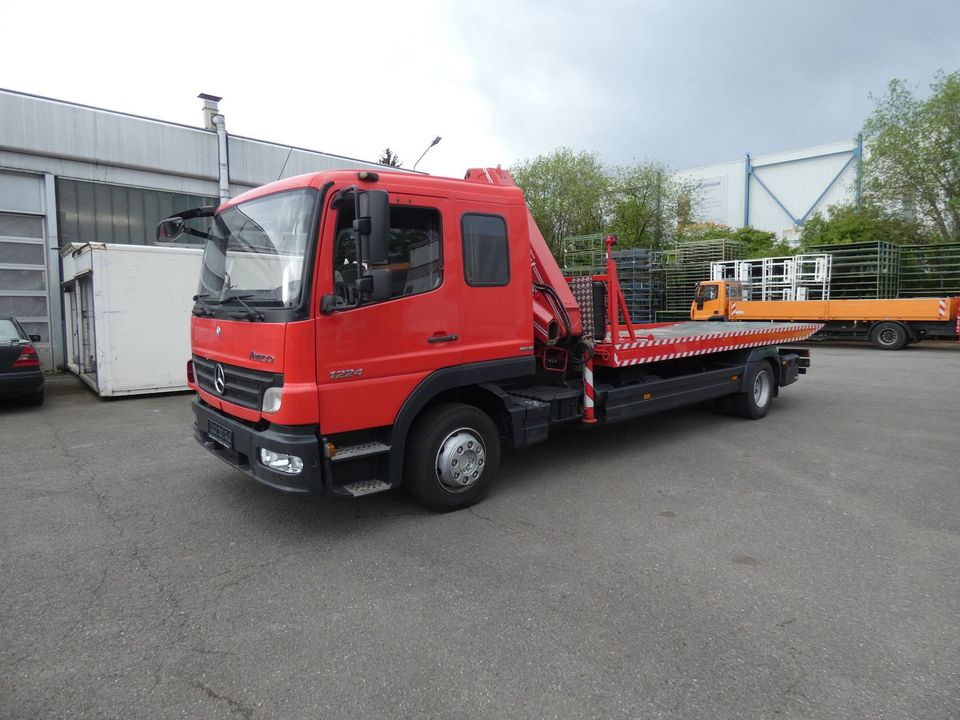 Mercedes-Benz Atego 1224 BlueTec5 Pritsche+ Kran in Mosbach