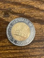 500 italienische Lire Münze Baden-Württemberg - Filderstadt Vorschau