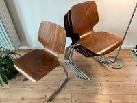 Kusch+Co | Vintage Designer Stühle Stapelbar Teak Freischwinger Mitte - Tiergarten Vorschau