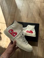Converse CDG Comme des Garçons 44 Cremeweiß Thüringen - Erfurt Vorschau