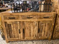 Sideboard Mangoholz natur lackiert, B 130 cm Thüringen - Ronneburg Vorschau