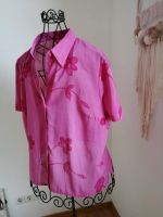 leichte Sommer Bluse 48 pink Tunika Blumen EDEL Bayern - Anzing Vorschau