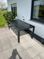 Rattan Tisch mit Glasplatten Anthrazit Westerwaldkreis - Härtlingen Vorschau