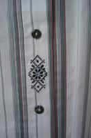 Bluse Hemdbluse klassisch Trachten Baumwolle delmod Gr. 42 Damen Bremen - Oberneuland Vorschau