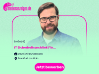 IT Sicherheitsarchitekt*in Frankfurt am Main - Dornbusch Vorschau