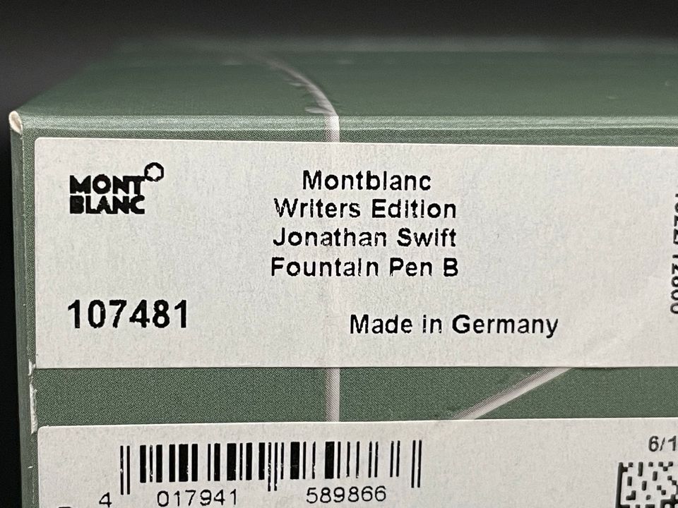 Montblanc Jonathan Swift Limited Edition in Pattensen